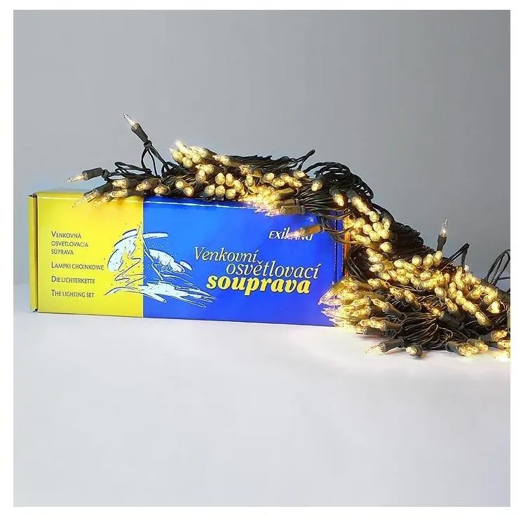 Catena natalizia da esterno 80x1,5V/0,07A/27m IP44