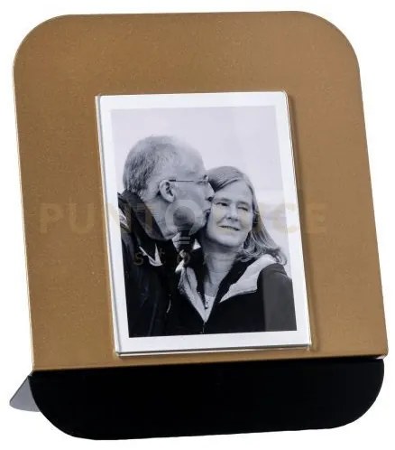 Portafoto di design altamarea piccolo oro laccato ,nero in ferro e ...