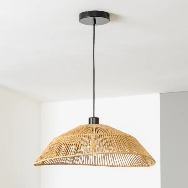Brilagi - Lampadario LED a sospensione con cavo CERIA BOHO 1x E27/40W/230V Ø 50 cm marrone