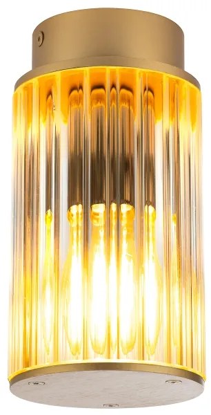 Argon 8774 - Plafoniera da esterno NORFOLK 1xE27/15W/230V IP44 oro