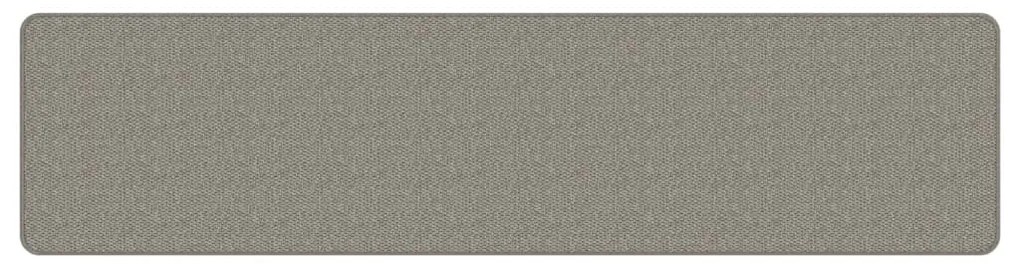 Tappeto Corsia Aspetto Sisal Argento 50x200 cm