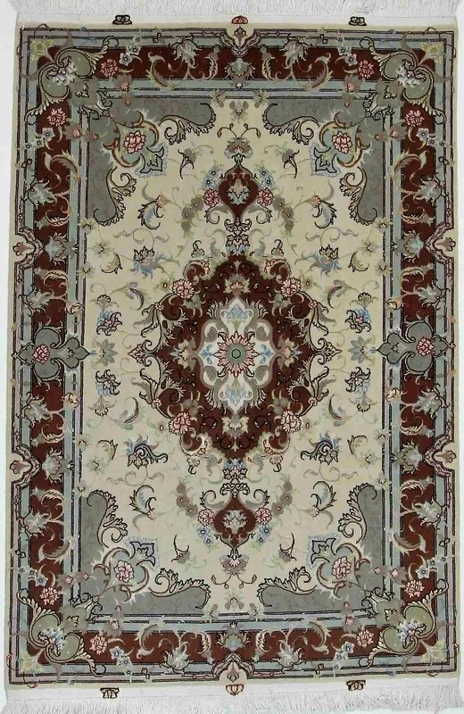 Tabriz Tappeto persiano 160 x 100 Beige (Iran) Annodato A Mano