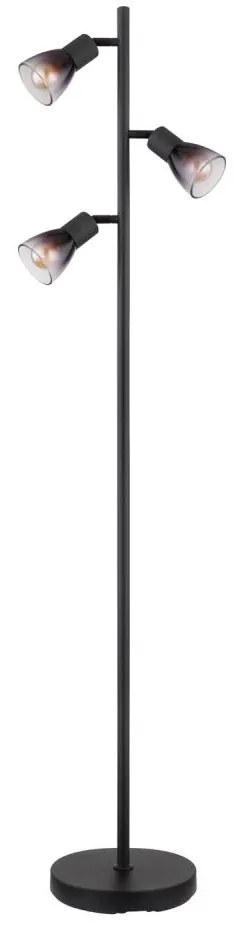 Globo 54312-3S - Lampada con piedistallo SATELLA 3xE14/25W/230V nero