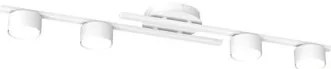 Lampada da soffitto in acciaio FRAGMENT 4 da interno 4xGX53