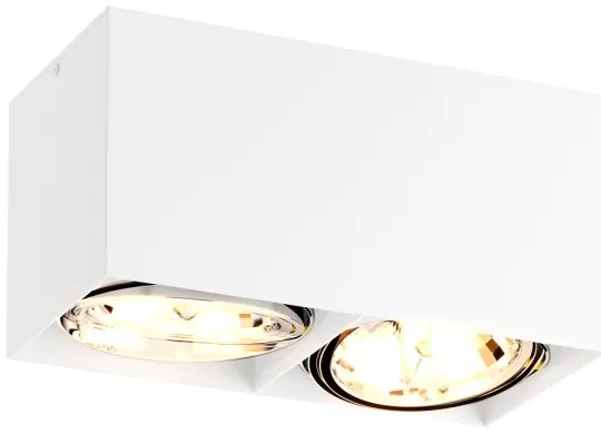 Zuma Line ACGU10-116 - Faretto BOX 2 2xGU10-ES111/15W/230V bianco