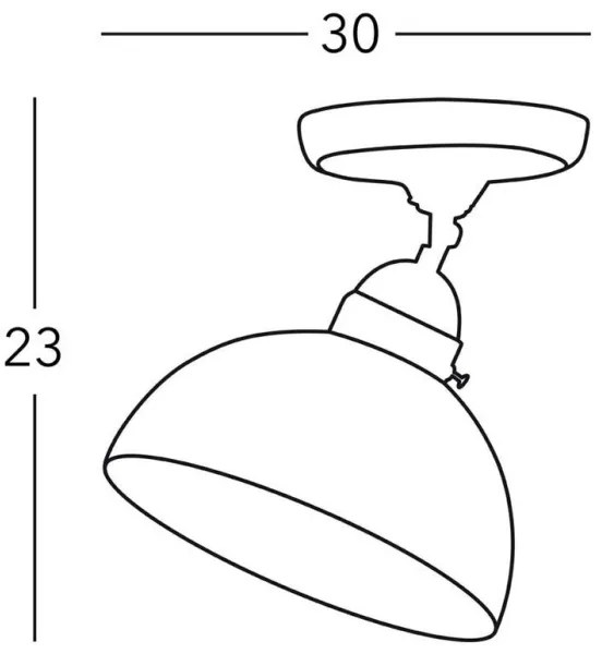 Kolarz 731.10.54 - Faretto NONNA 1xE27/75W/230V