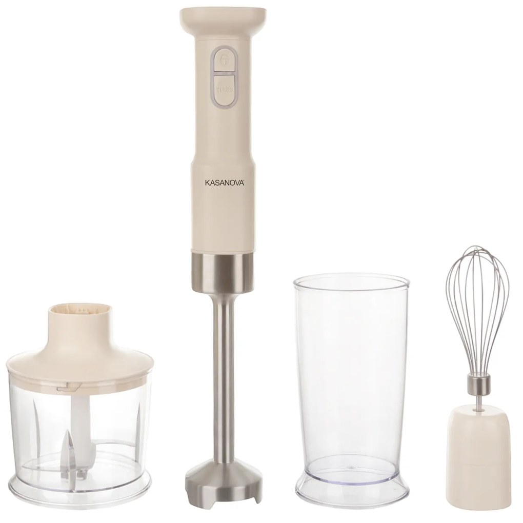 Set frullatore a immersione 3 in 1 senza fili Liberty senza batteria
