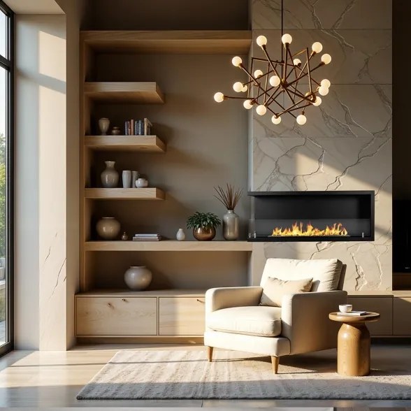 Camino a bioetanolo da incasso ad angolo biocamino angolare 120x45 cm SUTRI 120 SX