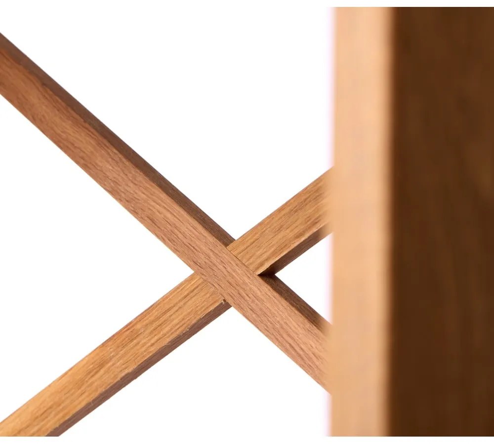 Scaffale effetto rovere colore naturale 70x87 cm X-Shelf - Unique Furniture