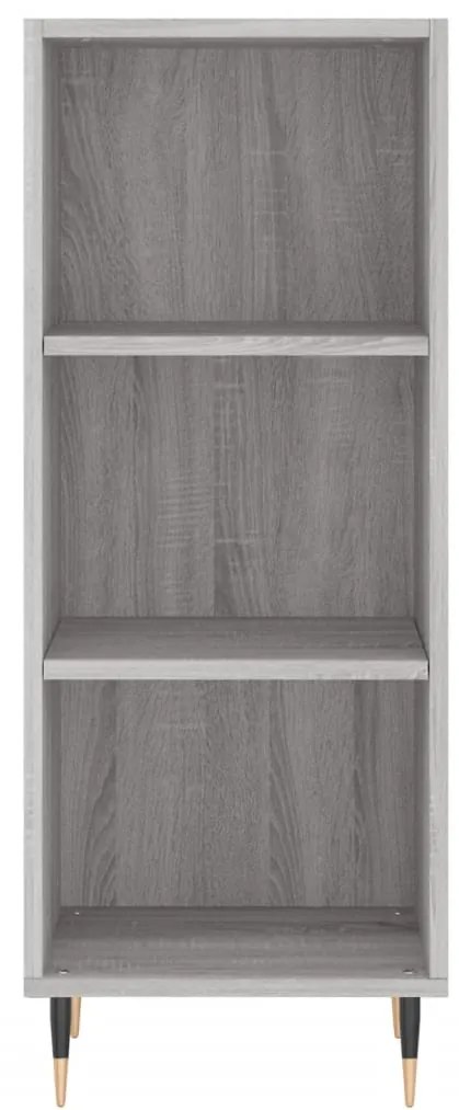 Credenza Grigio Sonoma 34,5x32,5x180 cm in Legno Multistrato