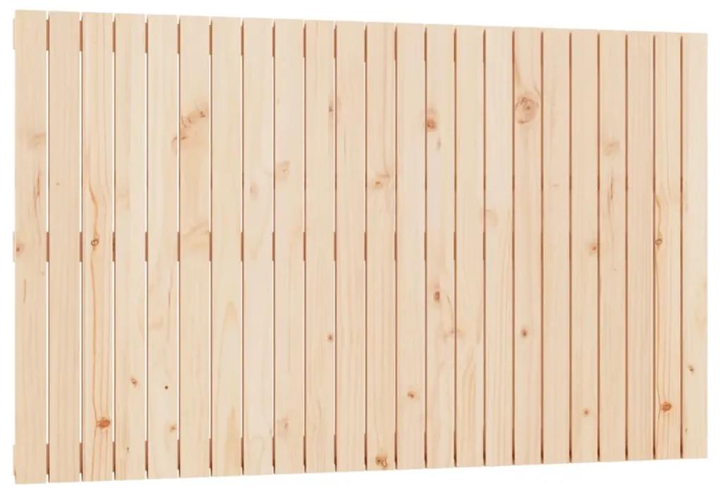 Testiera da parete 147x3x90 cm in legno massello di pino