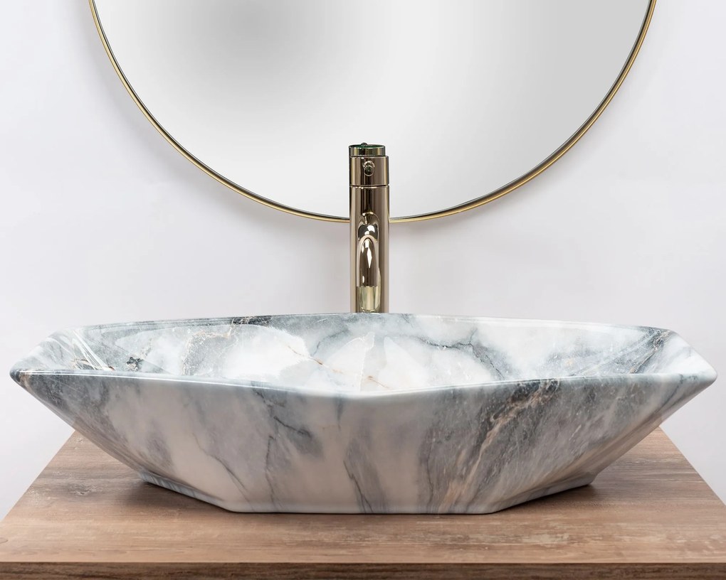 Lavabo da appoggio Rea Vegas Granit