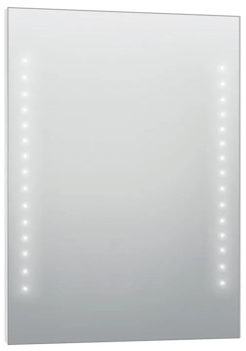 Specchio con illuminazione integrata bagno rettangolare Hollywood SENSEA L 60 x H 80 x P 2.5 cm