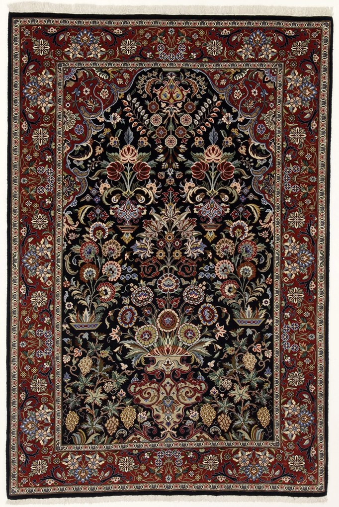 Isfahan Tappeto persiano 110x160 (Iran) Annodato A Mano