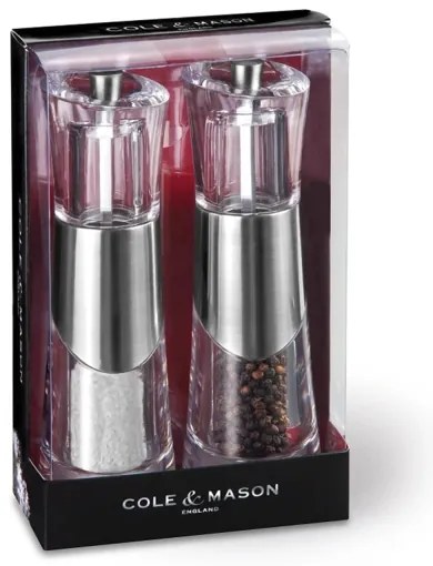 Cole&Mason - Set di macina sale e pepe BOBBI 2 pezzi 18,5 cm