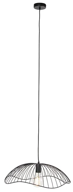 Lampada a sospensione di design nera 50 cm - Pua