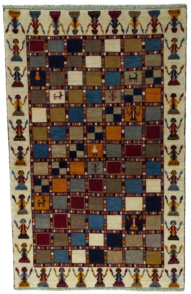 Gabbeh Tappeto persiano 170x110 (Iran) Annodato A Mano