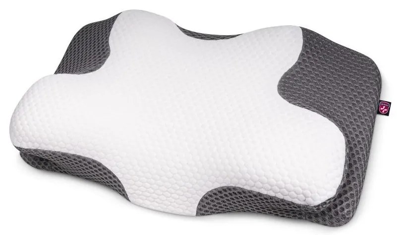 CONNECT IT CFH-6031-WH - Cuscino anatomico Lyra bianco/grigio