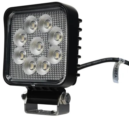 LED Faretto per macchina BLACK LED/36W/10-30V IP69 5700K quadrato
