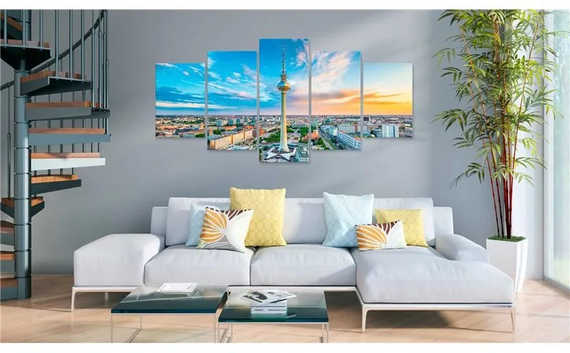 Quadro Berlin TV Tower, Germany  Colore colorful, Dimensioni e Misure 100x50