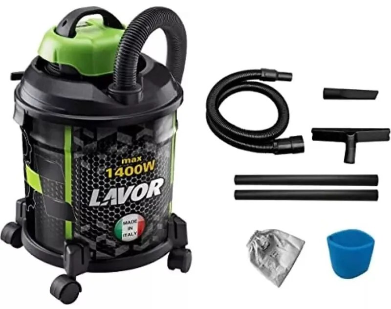 Lavor - aspiratore solidi liquidi elettrico 'joker 1400s' 1400 w 20 litri 40 l/s