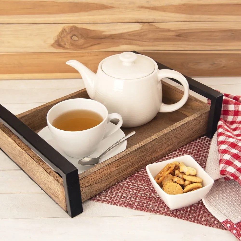 Vassoio da portata in legno 22x31 cm Mango - Orion