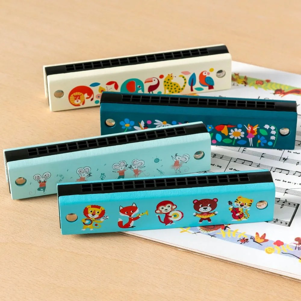 Giocattolo musicale Harmonica Mimi and Milo - Rex London