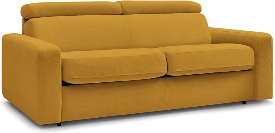 Divano color senape allungabile 195 cm Monaco – Bobochic Paris