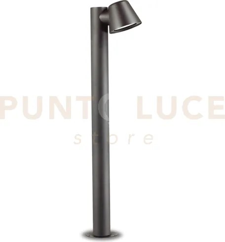 Gas paletto estreno ip43 1 luce attacco gu10 antracite