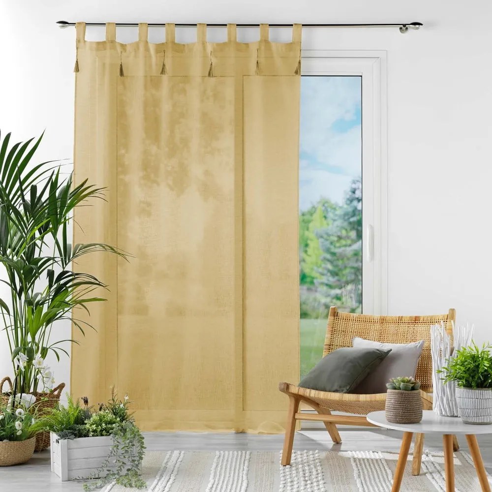 Tenda gialla 140x240 cm Dalila - douceur d'intérieur