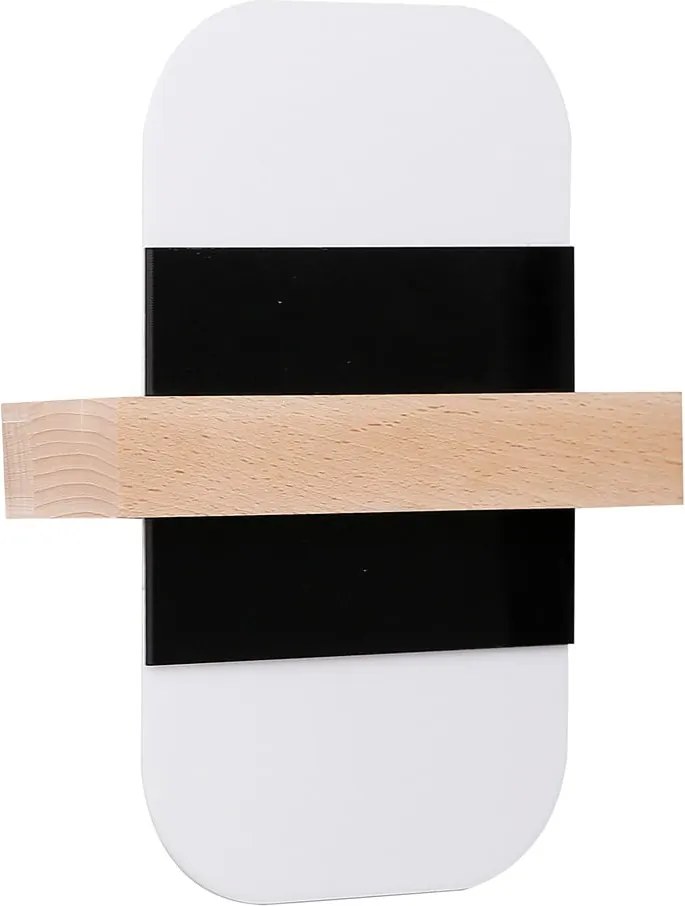 Applique LED in bianco e nero April - Candellux Lighting