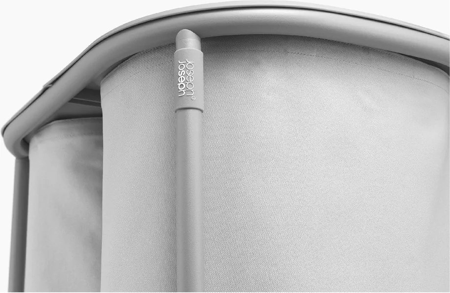 Cesta per il bucato grigio chiaro in tessuto 2x40 l Duo – Joseph Joseph