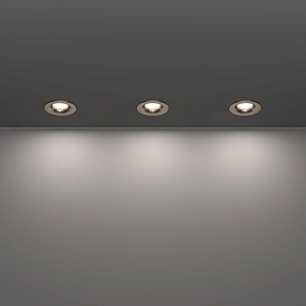 Eglo 902276 - Set da 3 faretti da incasso per bagno SALABATE LED/4,9W/230V Ø 8,8 cm IP65 cromo