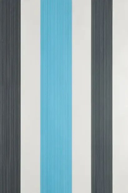 Farrow & Ball Carta da parati Chromatic Stripe - Pointing/ Railings/ St Giles Blue/ Railings