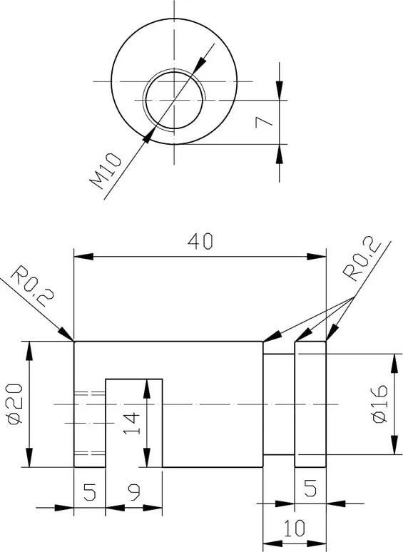 Gancio nero opaco in ottone - Sapho