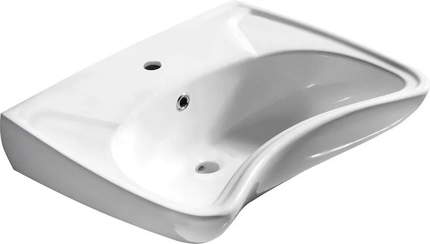Lavabo bianco in ceramica 59x45,5 cm Handicap – Sapho