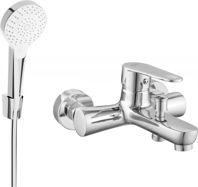 Mexen Kama R05 rubinetto per vasca con set doccia, cromo - 7253R05-00