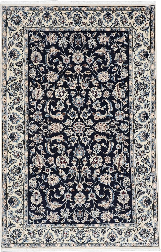 Nain Tappeto 130x200 (Iran) Annodato A Mano