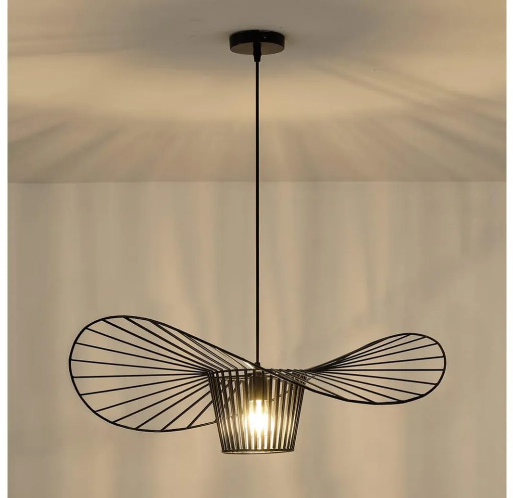 Lampadario a sospensione con filo OGGI 1xE27/40W/230V nero