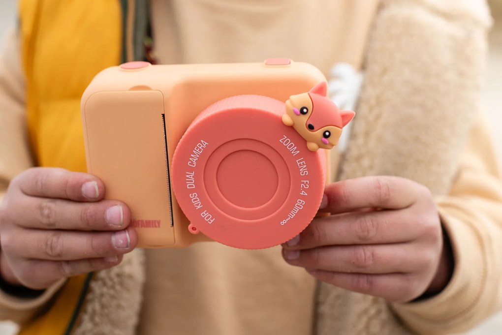 Macchina fotografica istantanea per bambini Zoo Print - volpe