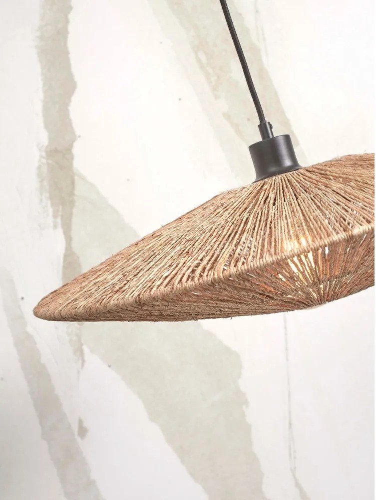 Lampada a sospensione con paralume in juta di colore naturale ø 40 cm Iguazu - Good&Mojo