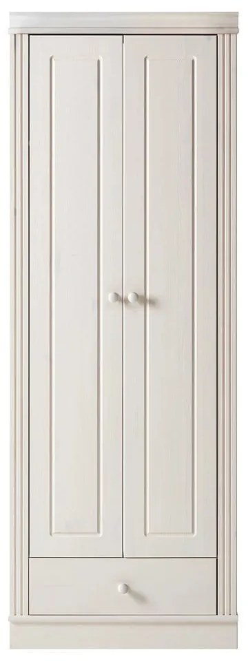 Armadio in legno di pino bianco 65x180 cm Anita - Støraa