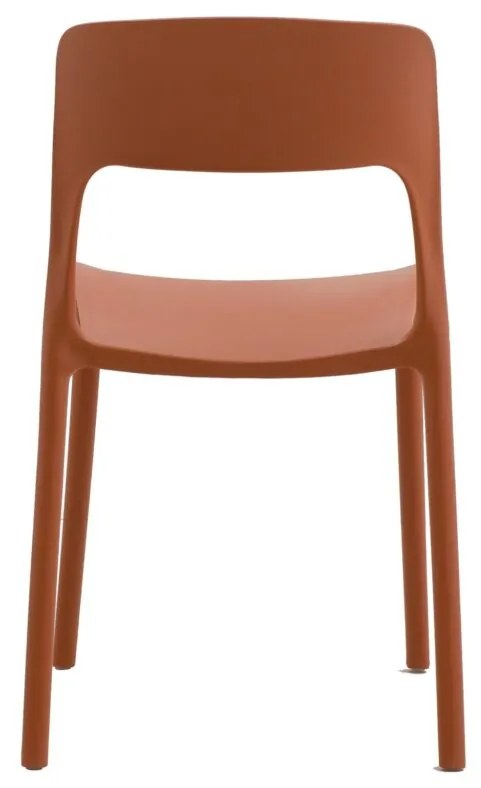 Set di sedie SOUTH BEACH in polipropilene terracotta