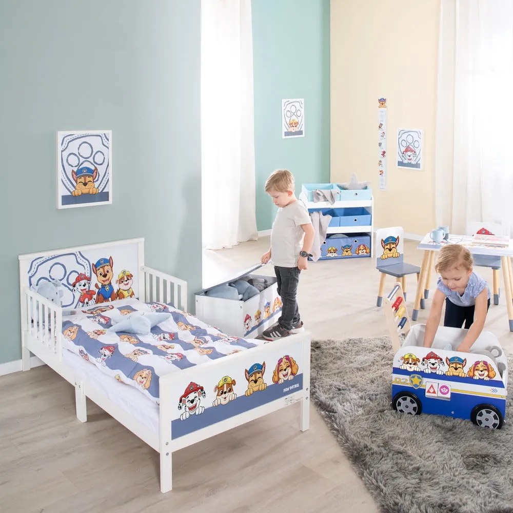 Letto per bambini bianco e blu 70x140 cm Paw Patrol - Roba