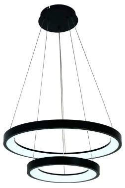 Brilagi - Lampada a sospensione dimmerabile su cavo FALCON SLIM LED/68W/230V Ø 50 cm nera + telecomando