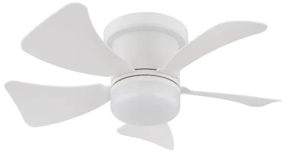 Globo 03609W - Ventilatore da soffitto dimmerabile a LED HINES LED/10W/230V + telecomando bianco