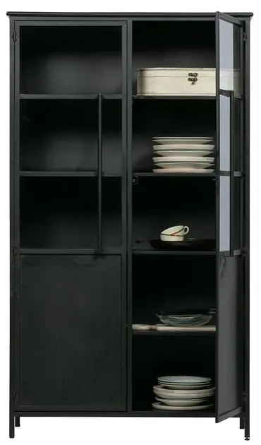 Vetrina in metallo nero 99x170 cm Exhibit - BePureHome