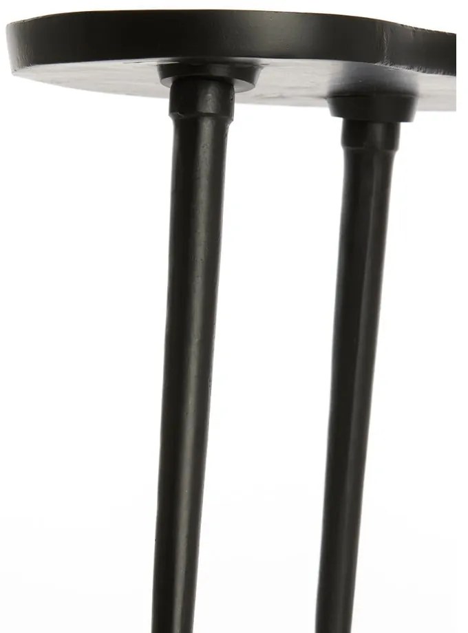 Tavolino da salotto in metallo 30x53 cm Lienz - Light &amp; Living