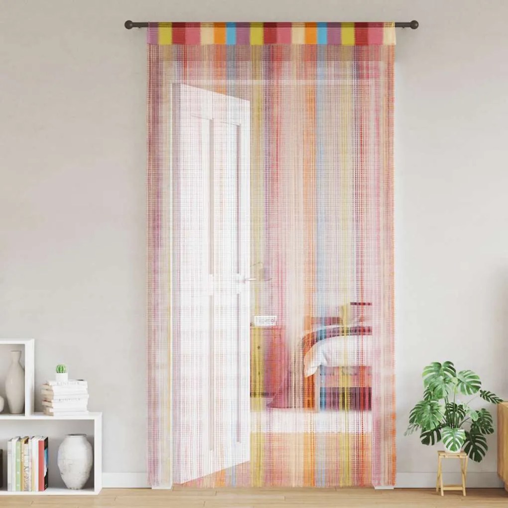 Tende A Filo 2 Pz Multicolore 140x250 Cm /