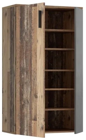 Scarpiera ETON marrone/antracite